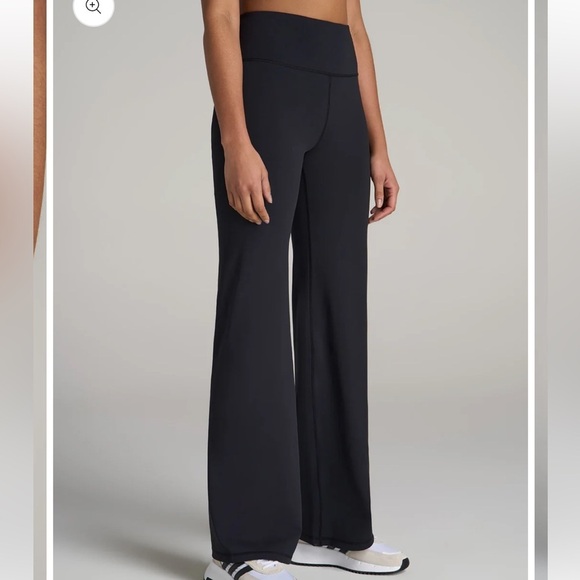 American Tall Pants - BALANCE WIDE-LEG PANTS FOR TALL WOMEN IN BLACK